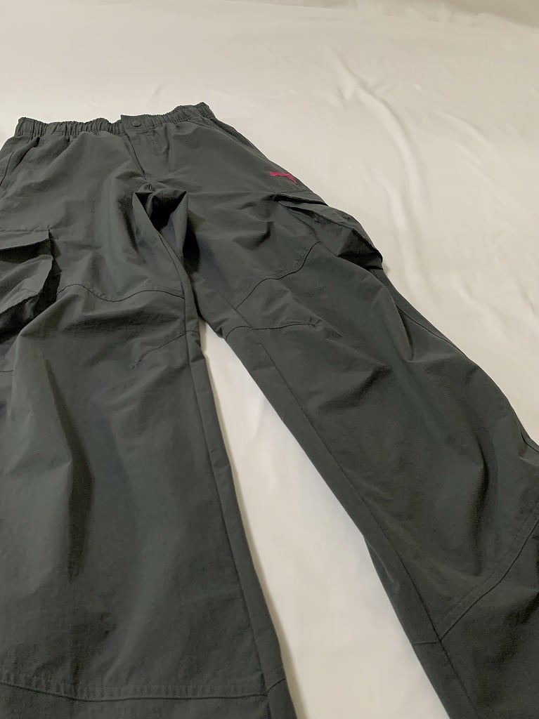 Solid Color Embroidery Design Cargo Pants "puma"