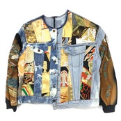 【sleevekimonojk26】着物デニムジャケットSLEEVE KIMONO DENIM JACKET