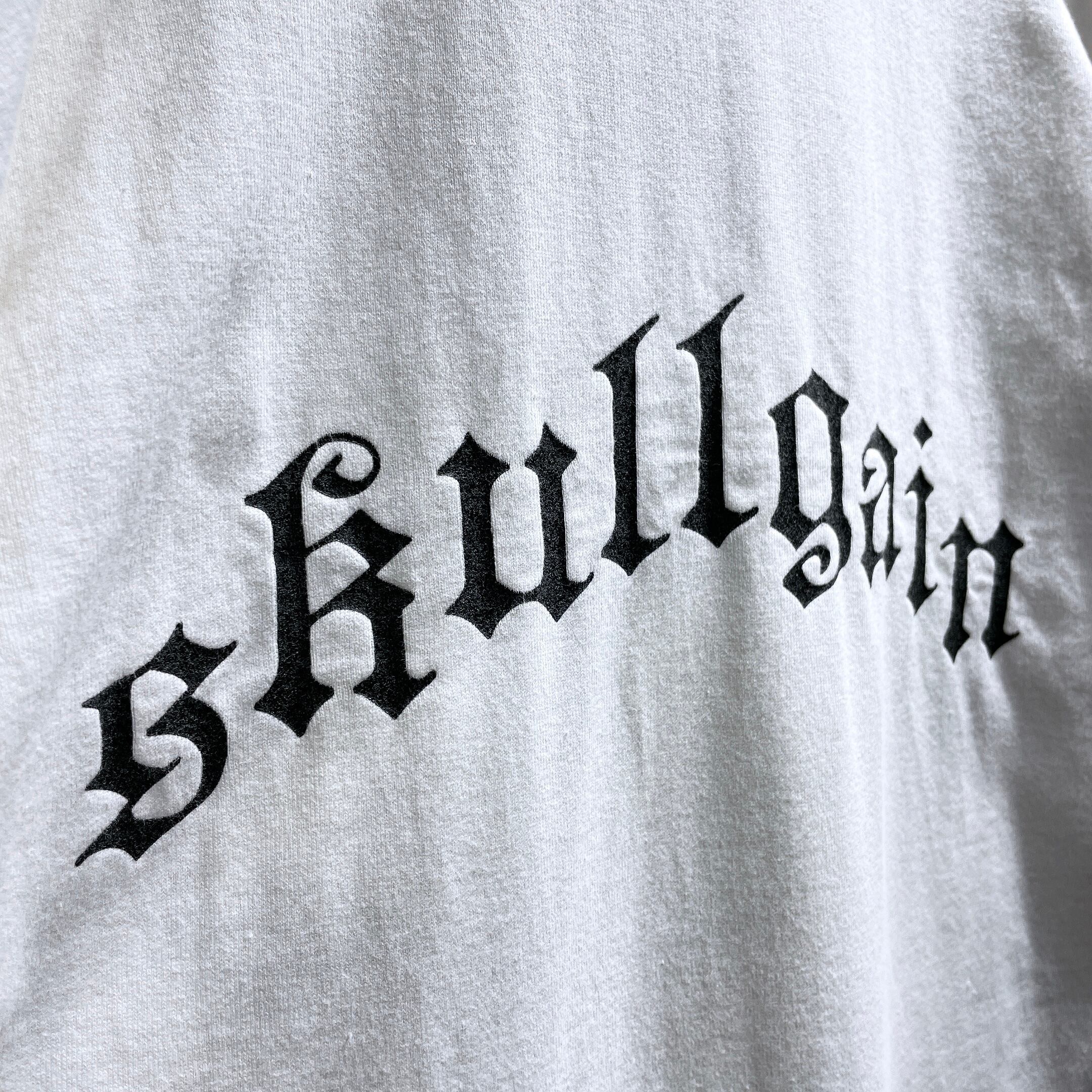 2000s ” Swagger ” ” skullgain ” printed White loose SS Tee