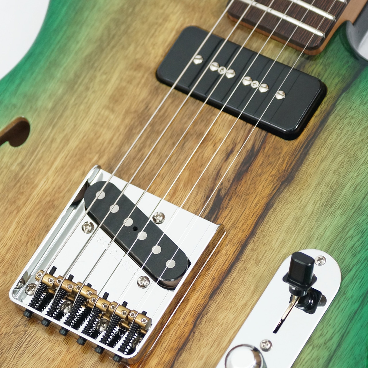 G&L Custom Shop ASAT Classic Bluesboy 90 "Black Limba Top" (Greenburst/Wenge)  [アウトレットSALE特価]