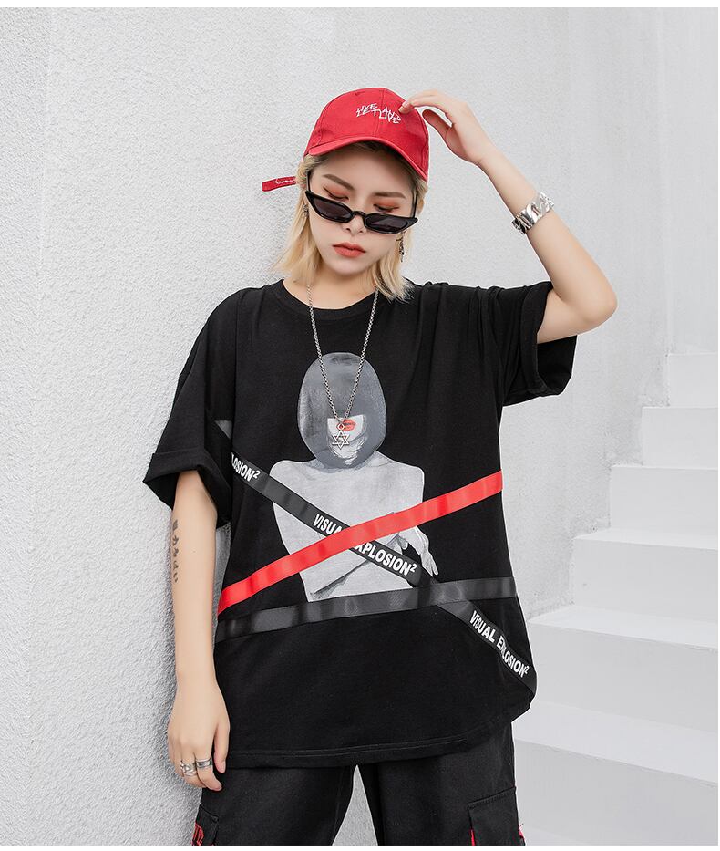 全2色 Tシャツ カットソー プリント カジュアル ユニセックス