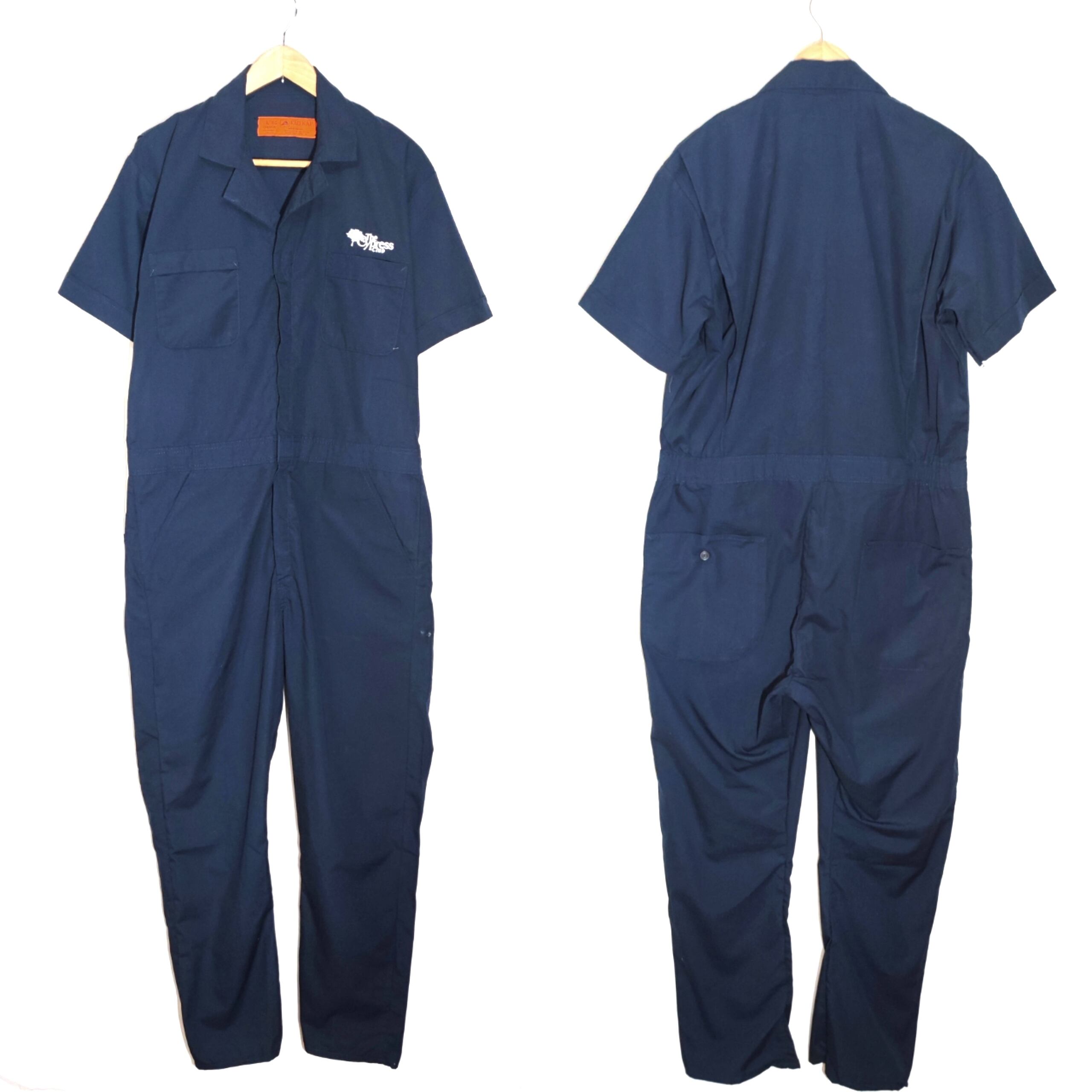 アメリカ　RED KAP　レッドキャップ　ワーク　ツナギ　オールインワン　L レッドキャップ 半袖 つなぎ オールインワン USA製 RED KAP 古着