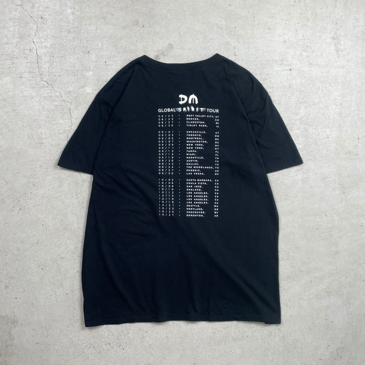 DEPECHE MODE バンドTシャツ バンT ツアーT メンズXL 古着 フォト 