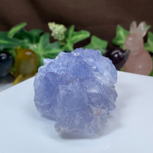 38.幻想的な色合い☆ヤオガンシャン産・パープルフローライト原石