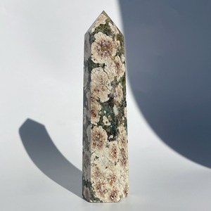 グリーンフラワージャスパー タワー03◇ Green Flower Jasper ◇天然石・鉱物・パワーストーン