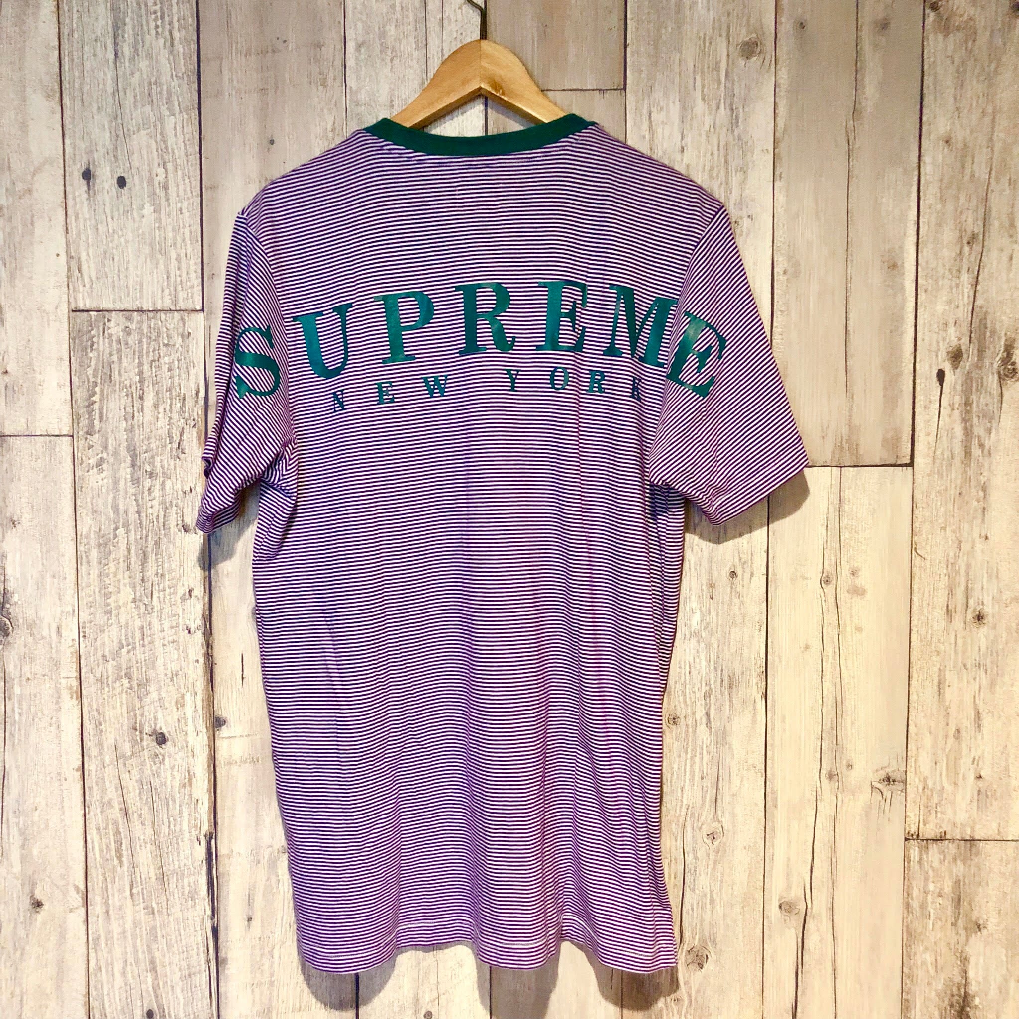 supreme micro stripe tee