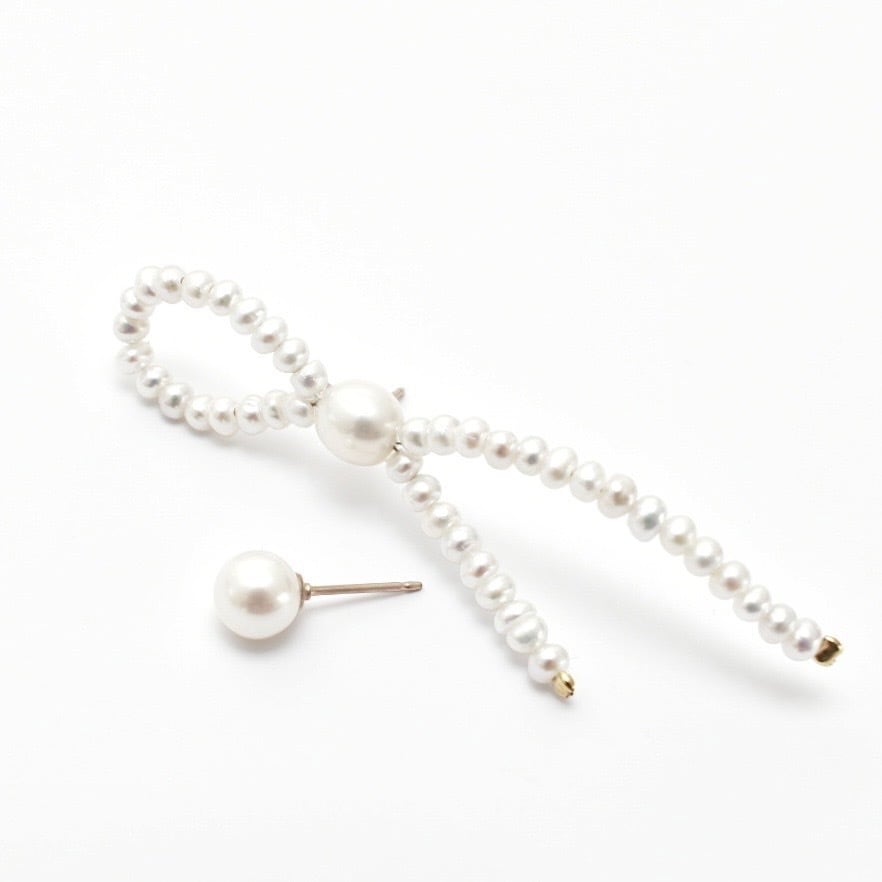 【衣】coscos アシンメトリーノットピアス