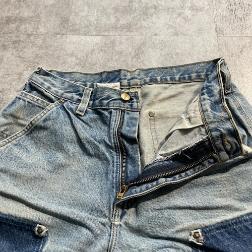 USA生地製 デニム ダブルニー Carhartt B73 DST 31×30 詳細写真7
