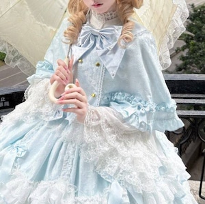 ゆめかわ♡全3カラー ロリィタJSK&ケープ wanpi164 ゆめかわ♡全3カラー ロリィタJSK&ケープ wanpi164