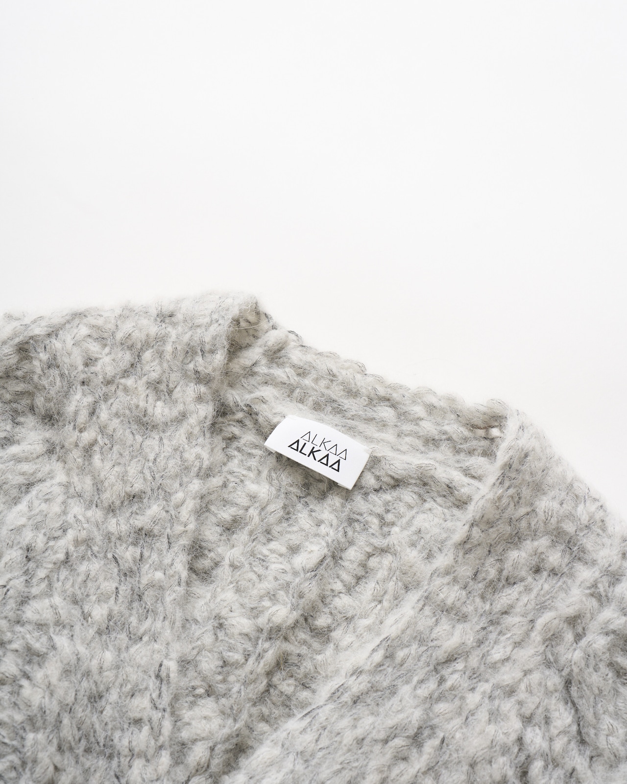 Fluffy Hand Lacy Cardigan Knit
