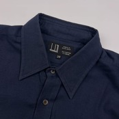 イングランド製 dunhill ダンヒル 長袖シャツ 39/ネイビー メンズ