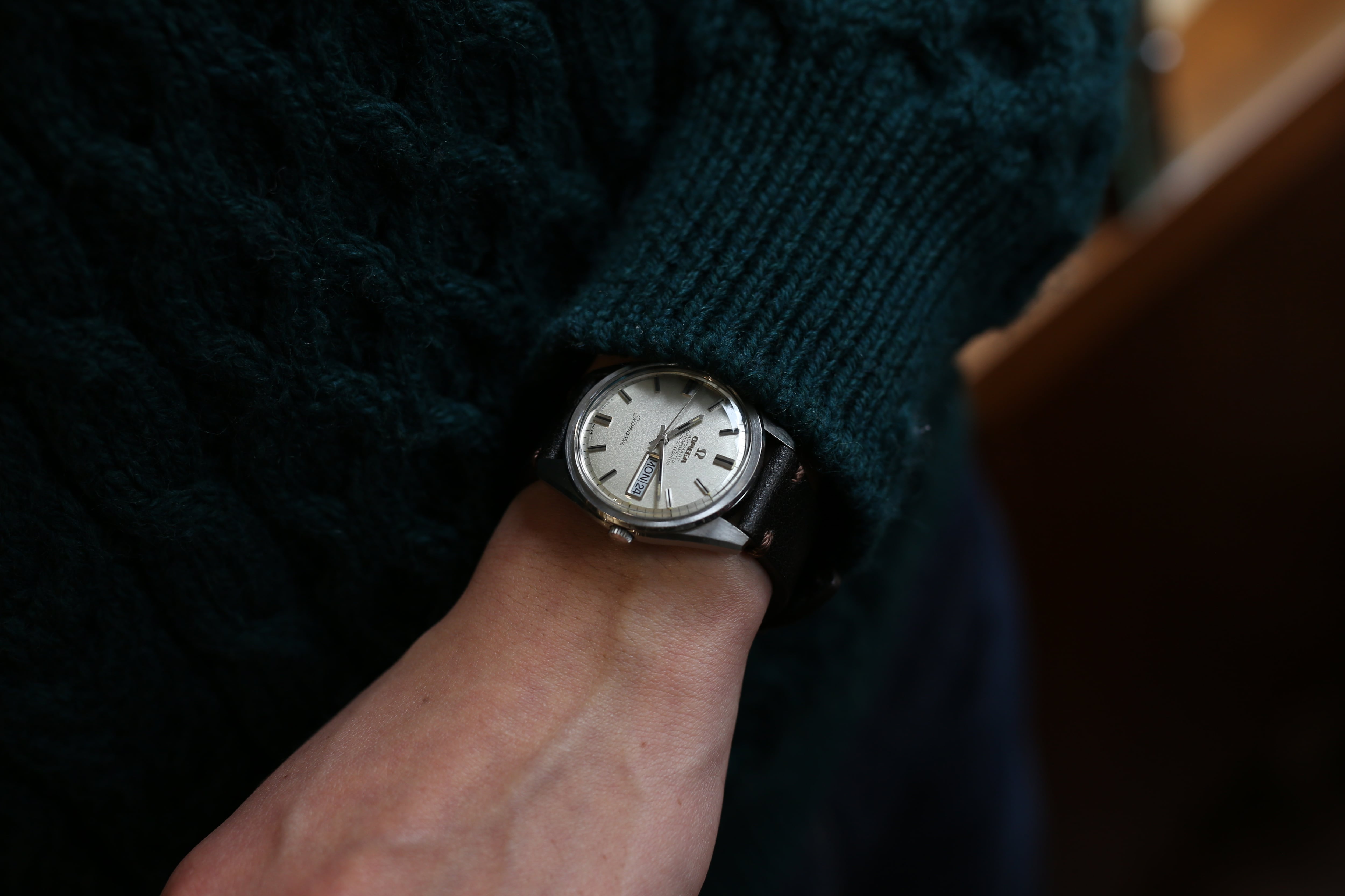 OMEGA】 1969年製 シーマスター クロノメーター デイデイト フラット