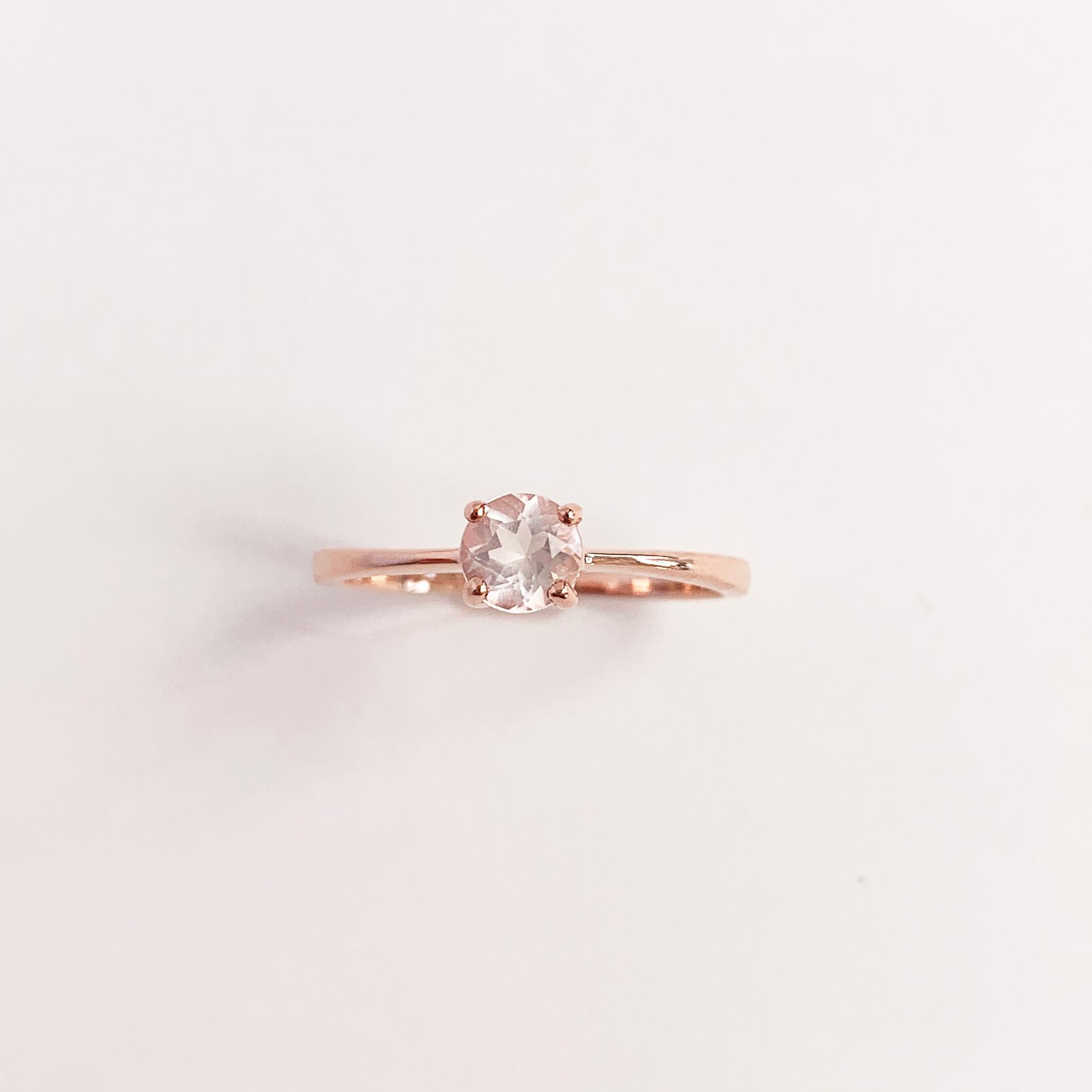 ローズクォーツリング | ＜天然石ジュエリー＞Sally's Jewelry
