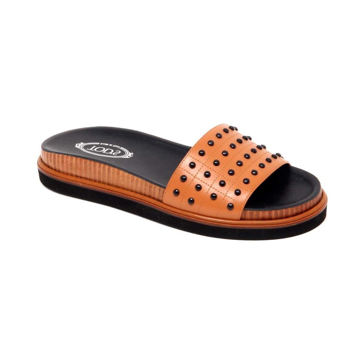 TOD'S トッズ レディース サンダル レザー ブラウン