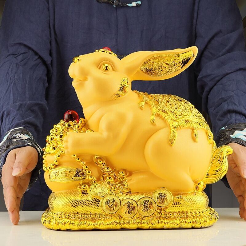 鶴 つる 置物 オブジェ 木製 木彫 風水グッズ 財運 金運 開運