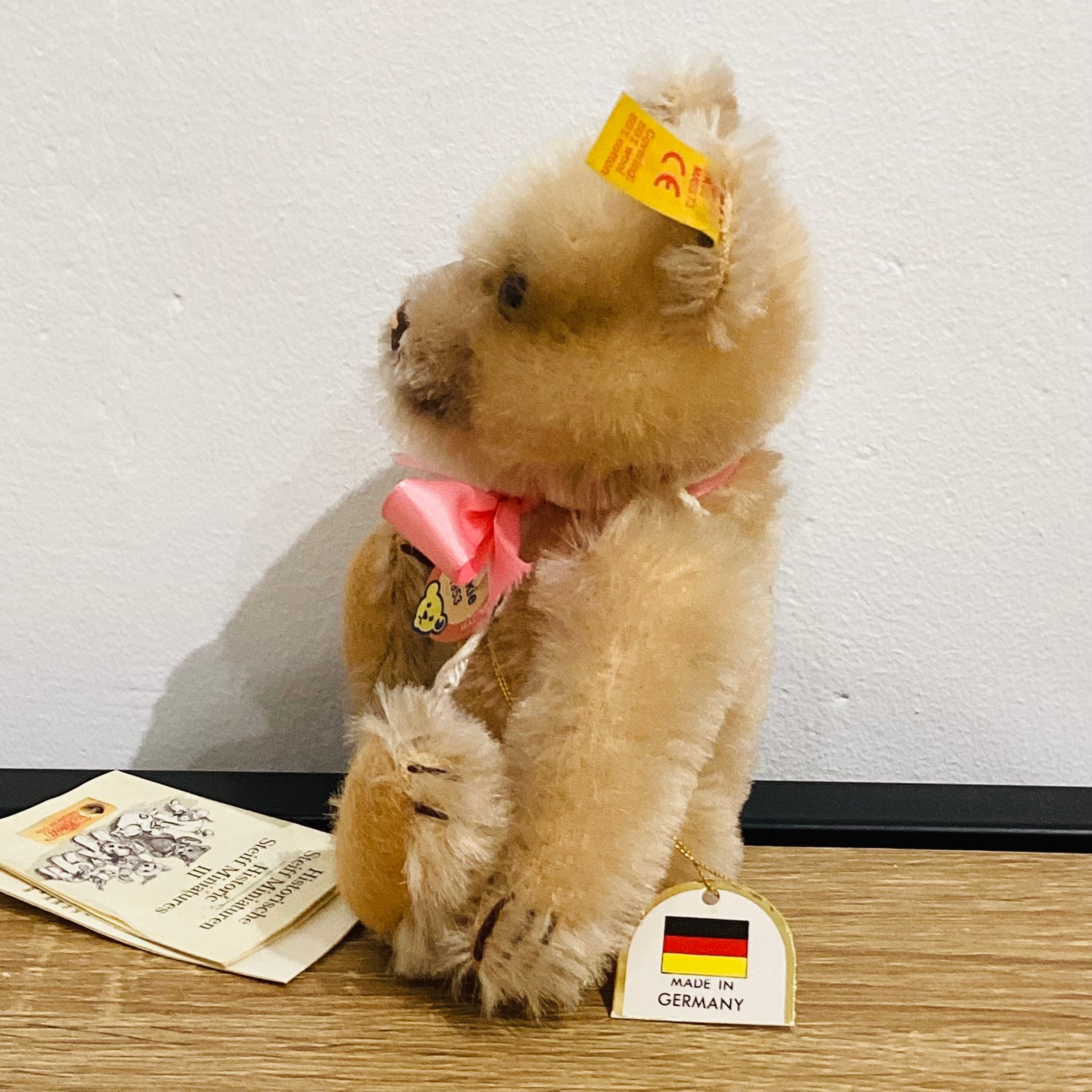 sold※ ドイツ シュタイフ社 90年代 ミニチュアテディベア Jackie sold※ ドイツ シュタイフ社 90年代 ミニチュアテディベア Jackie
