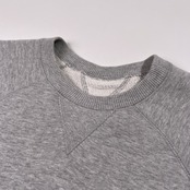 PAPAS パパス 両面Vガゼット プリント スウェット トレーナー サイズ 46 S /グレー/メンズ