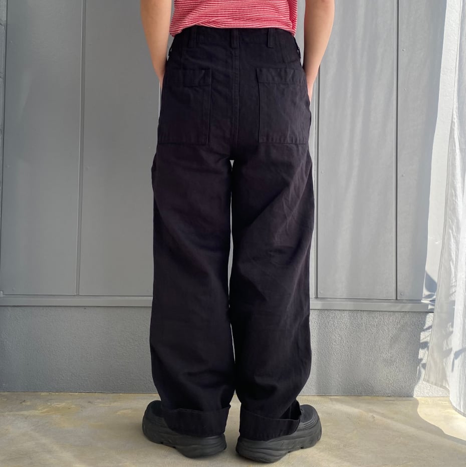 Veritecoeur/ヴェリテクール　リネンコットン別珍サルエルパンツ　F Veritecoeur (ヴェリテクール) リネンコットン別珍サルエルパンツ