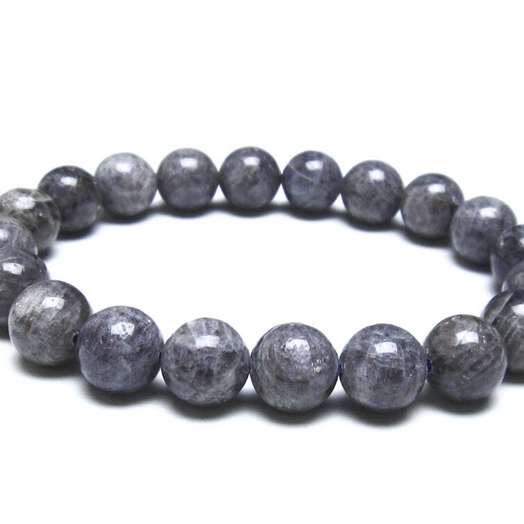 めちゃ綺麗 最高級 アイオライトブレスレット 3-10 アイオライト