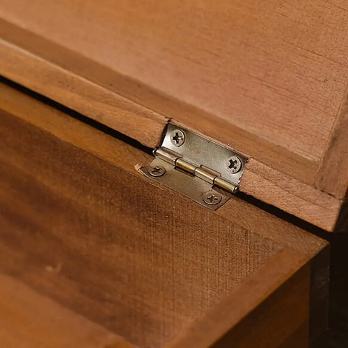 収納ボックス 木製 蓋付き 中サイズ ロック付き メイク収納 化粧品収納 小物収納 ジュエリー収納 北欧