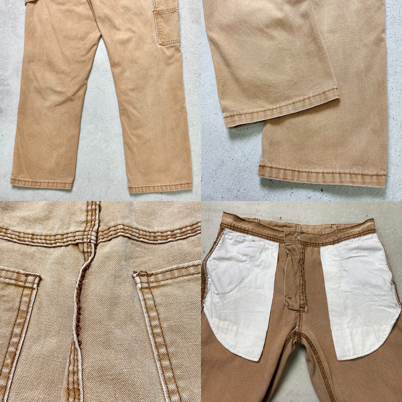 KEY キー ダック地 ワークパンツ ペインターパンツ メンズW34 古着