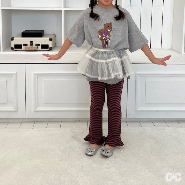 *即納* CANTUCCISTUDIO フリルレギンス