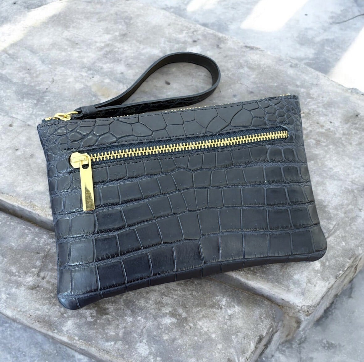 【限定1点】navy mini clutchbag