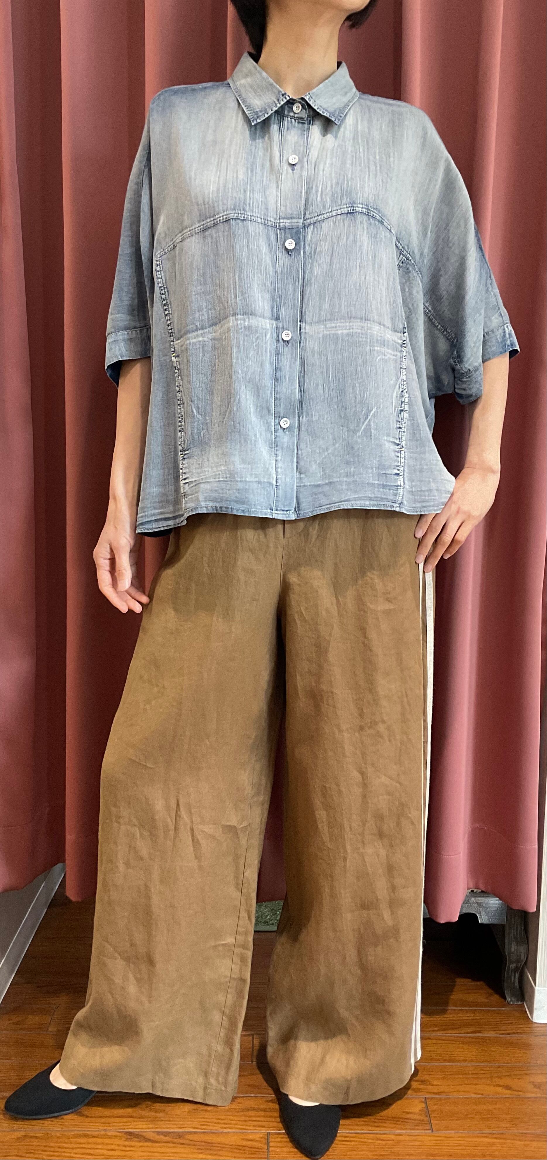 blue fronce ブルーフロンセ シアーデニムシャツ | セレクトショップ BLUE