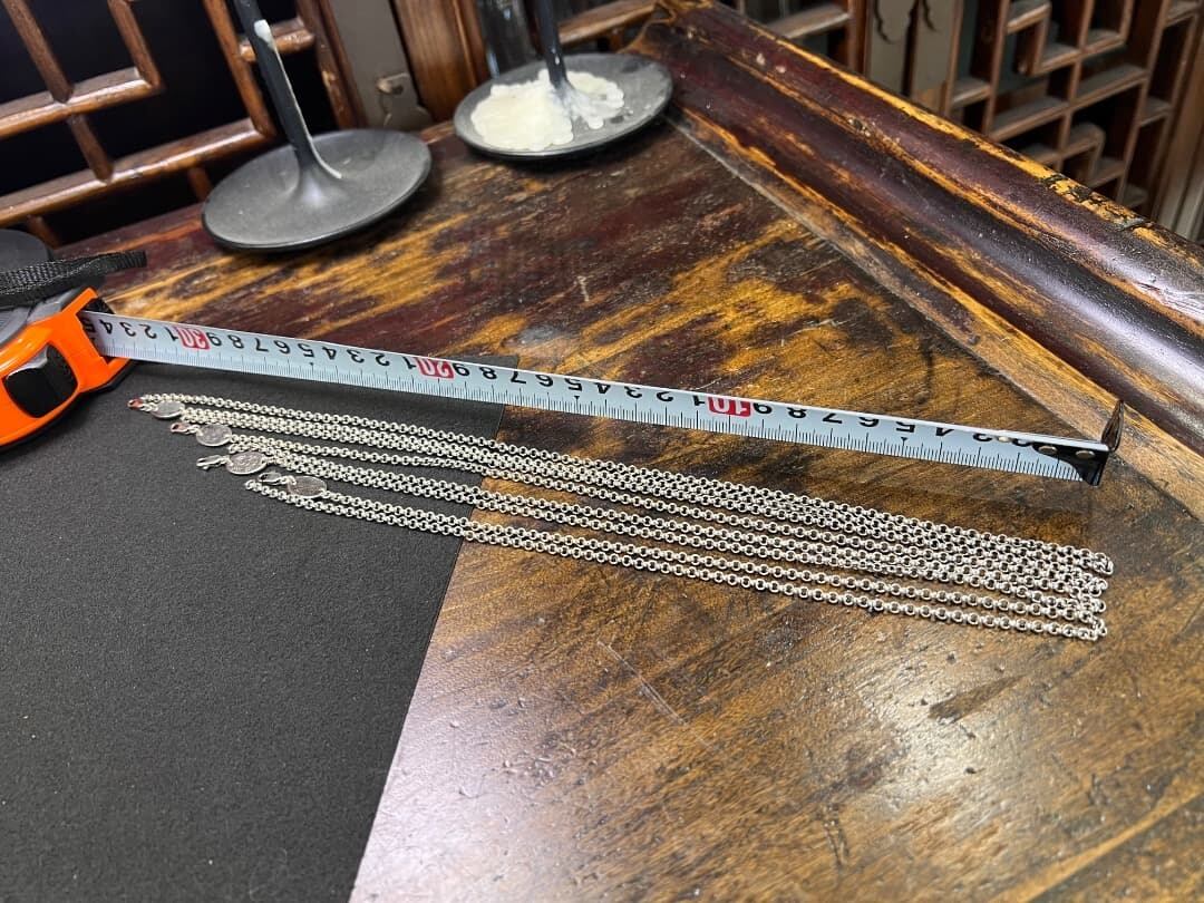 ✨ZZL55 刻印入りシルバーチェーンネックレスのみ 55cm | YDH CREST