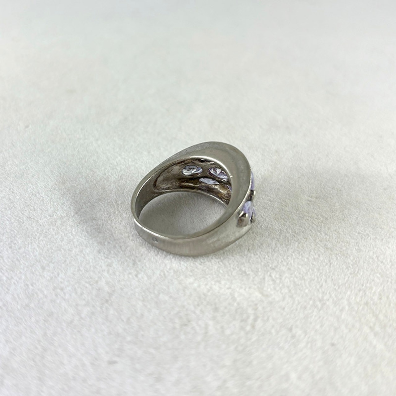 リング　シルバーリング925　カラーストーン入り　17号 12acdw31