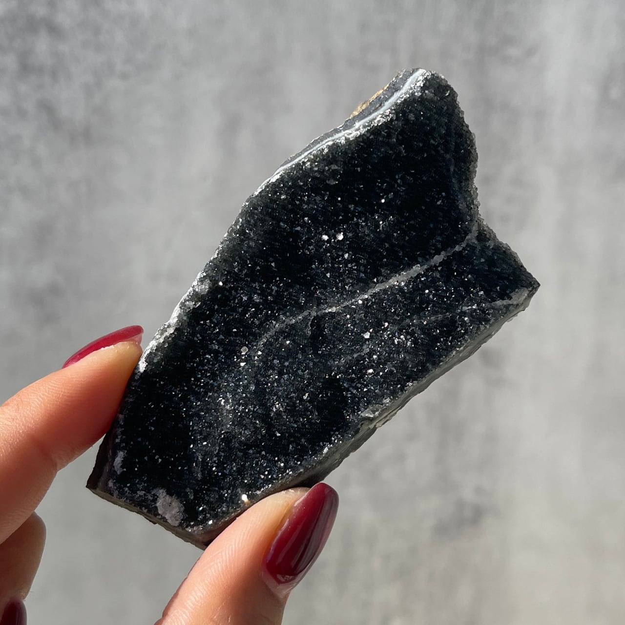 ブラジル産【ブラックアメジスト】クラスター ① 鉱物 天然石