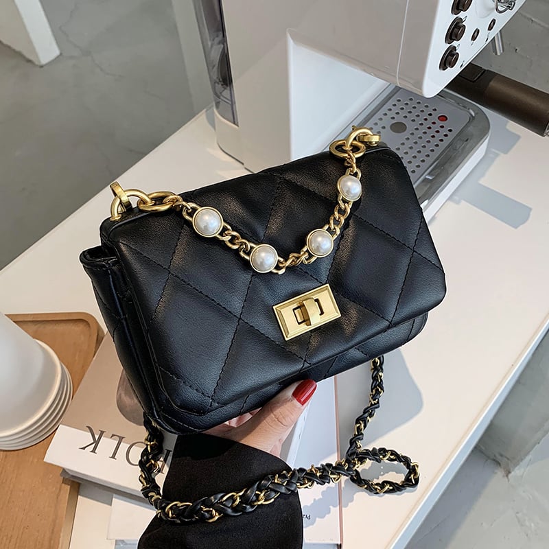 スモールバッグメス2020秋冬ニューウェーブバージョンのワイルドメッセンジャーバッグチェーンショルダーバッグシンプルでファッショナブルなスモールスクエアバッグ Tiancai_Wing_Bag43925038078