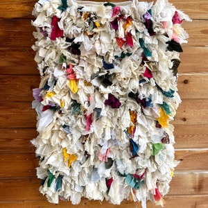 yao "India Bushy Rug L Whitish" 60cm×91cm ラグ④