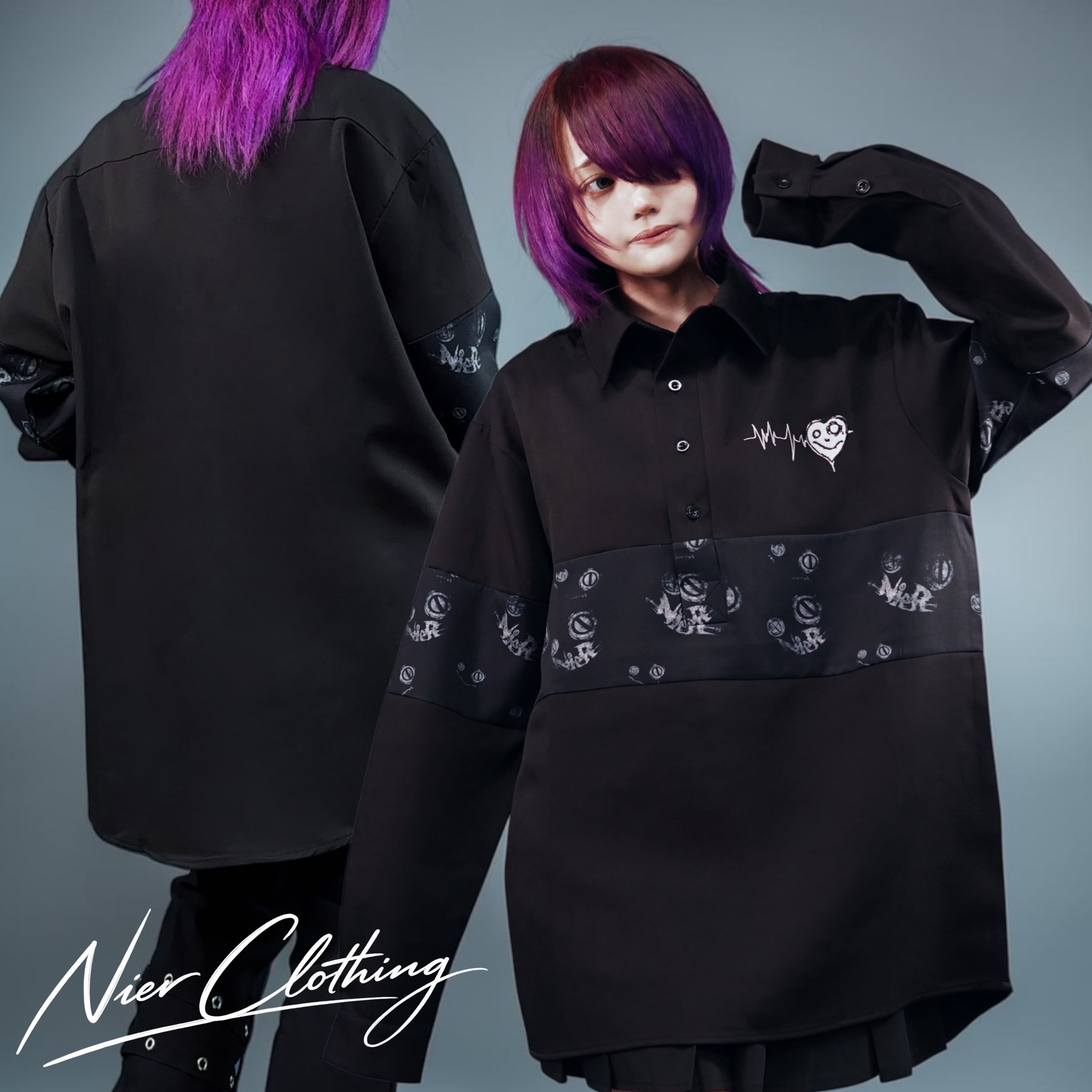 ブロッキングプルオーバーシャツ【FACE】 | NIER CLOTHING