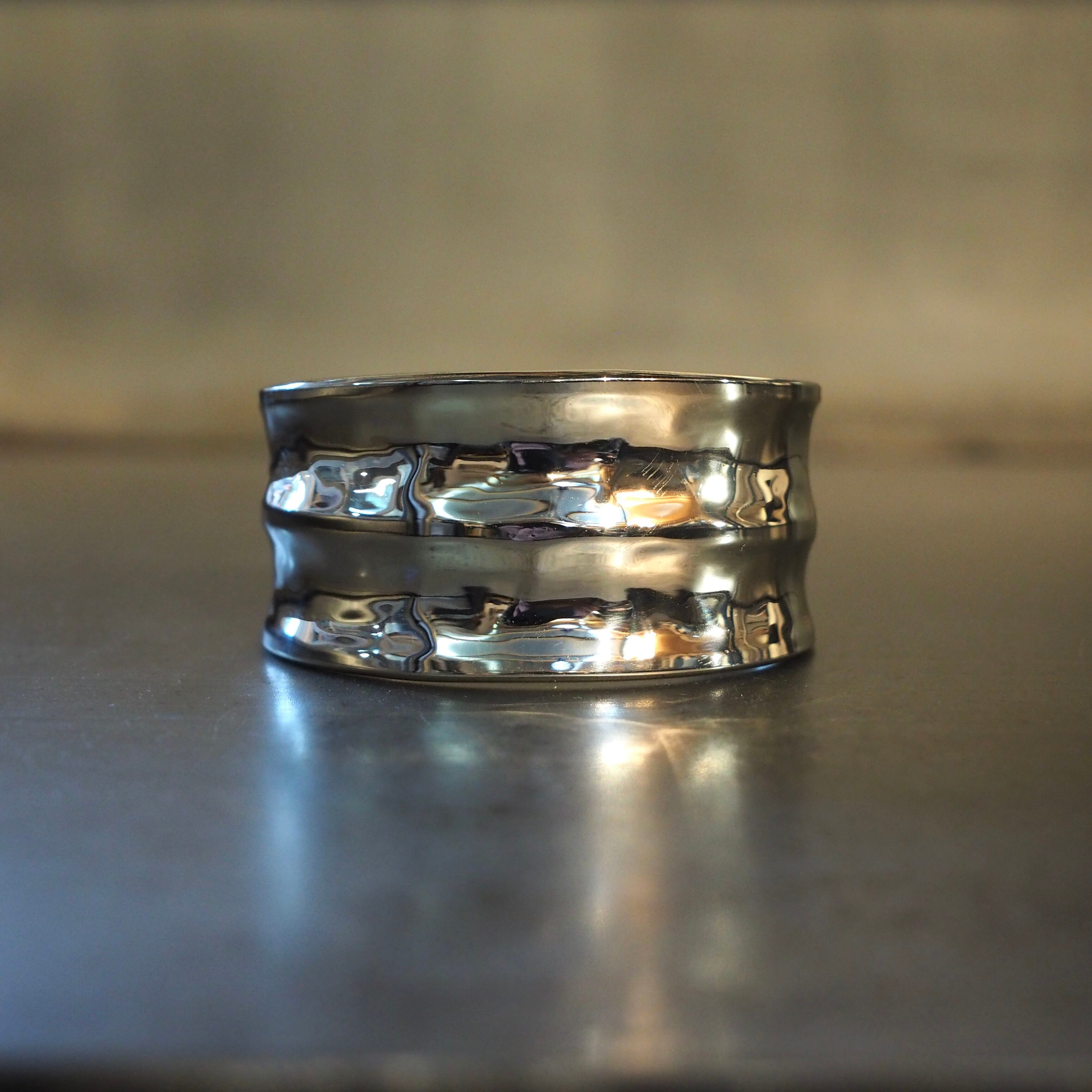 メキシカンジュエリー シルバー バングル カフ