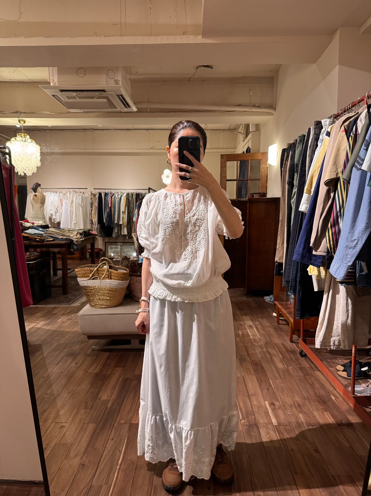 ルーマニア刺繍調ペザントブラウス