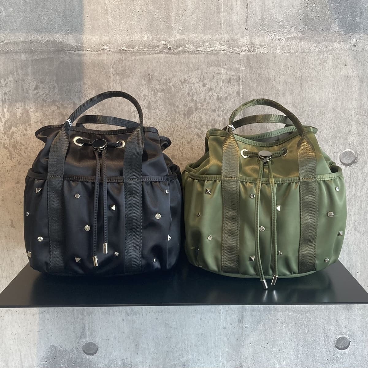 30%OFF】【CONTROL FREAK】スタッズミニバッグ 全2色 [252-120518