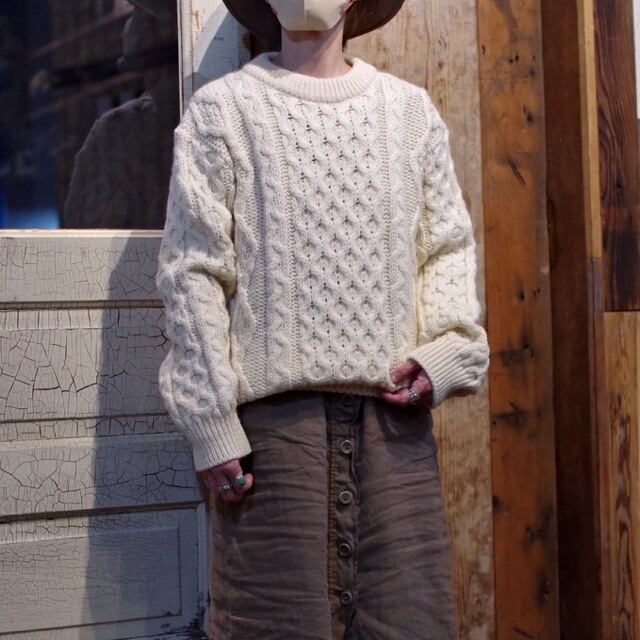 Kerry Woollen Mills Fisherman Sweater / アラン フィッシャーマン セーター
