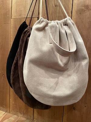 「BRACKETS」original leather helmet bag