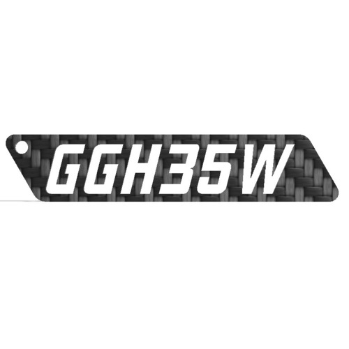 ドライカーボン 型式  キーホルダー トヨタ アルファード 30系 AGH30W/AGH35W/AYH30W/GGH30W/GGH35W
