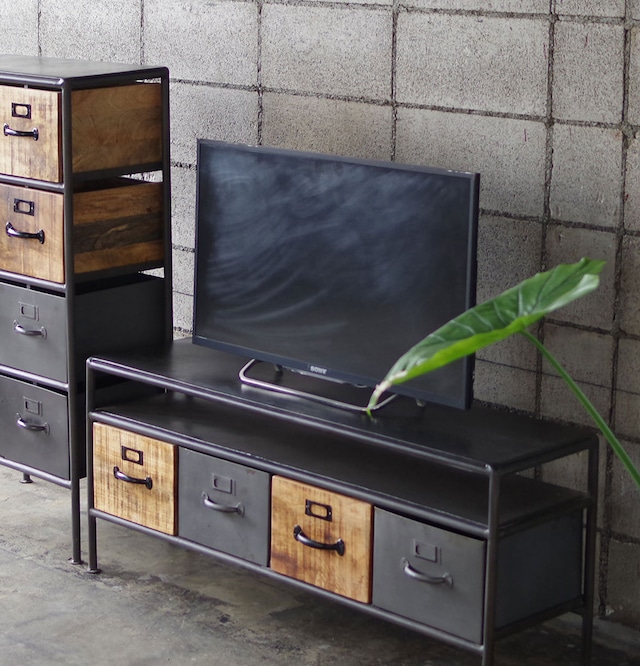 IRON WOODEN TV BOARD