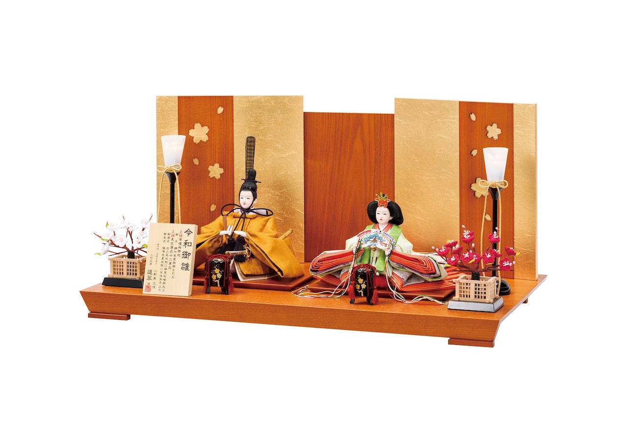 皇(すめらぎ) |雛人形|ひな人形|親王平飾り|人形工房道翠|平安道翠