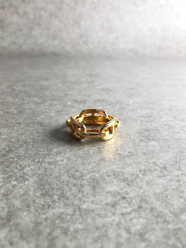 HERMES エルメス スカーフリング ゴールド ルカデ vintage ヴィンテージ オールド t86shz