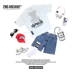 2ND019 2NDARCHIVE Tシャツ 韓国ファッション オーバーサイズ ユニセックス