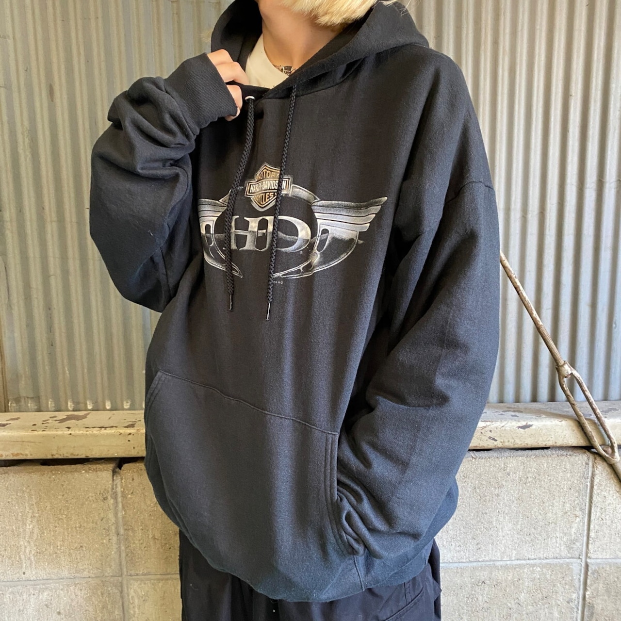 Harley-Davidson ハーレーダビッドソン ロゴプリント スウェット 