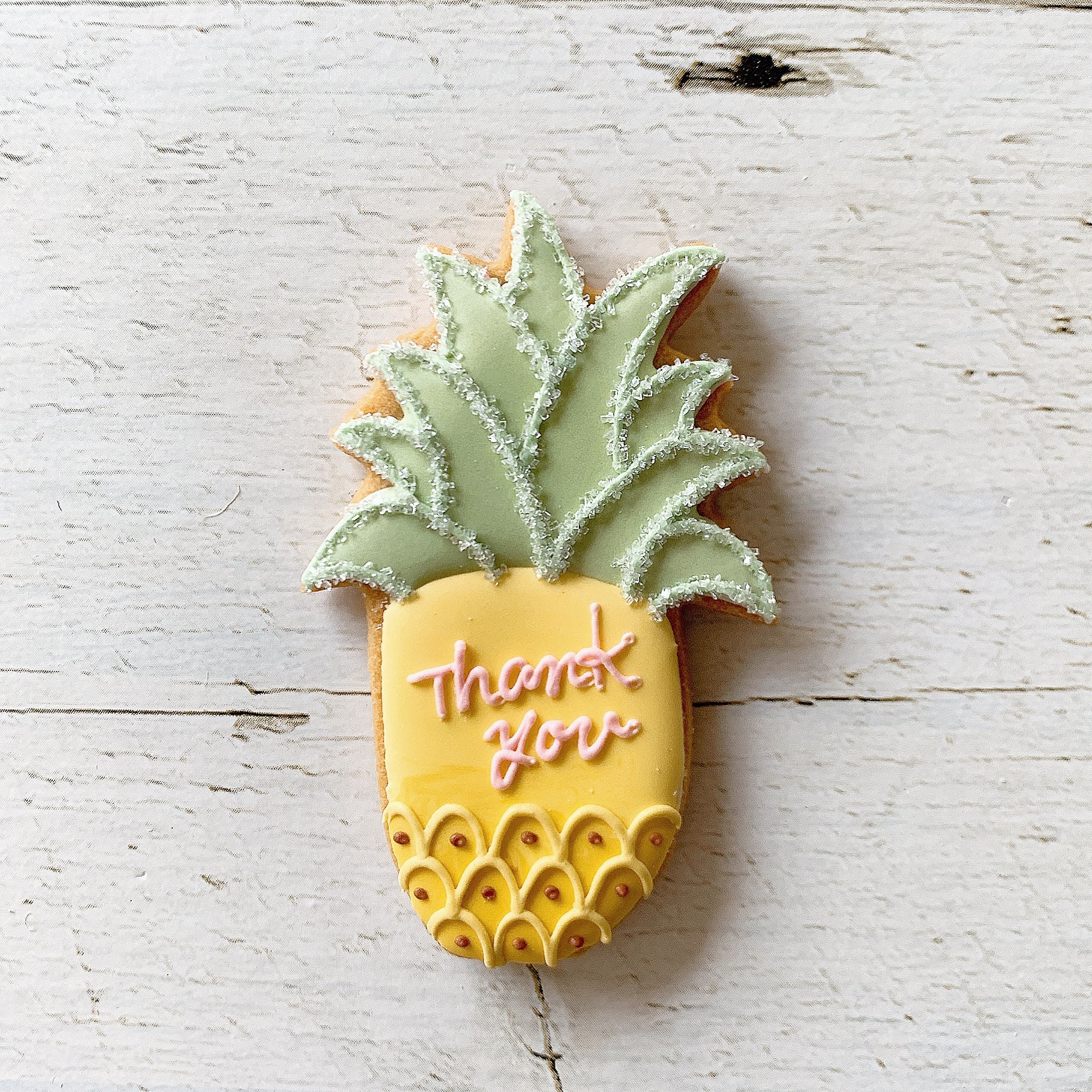 トロピカル Thank you アイシングクッキー （10個セット