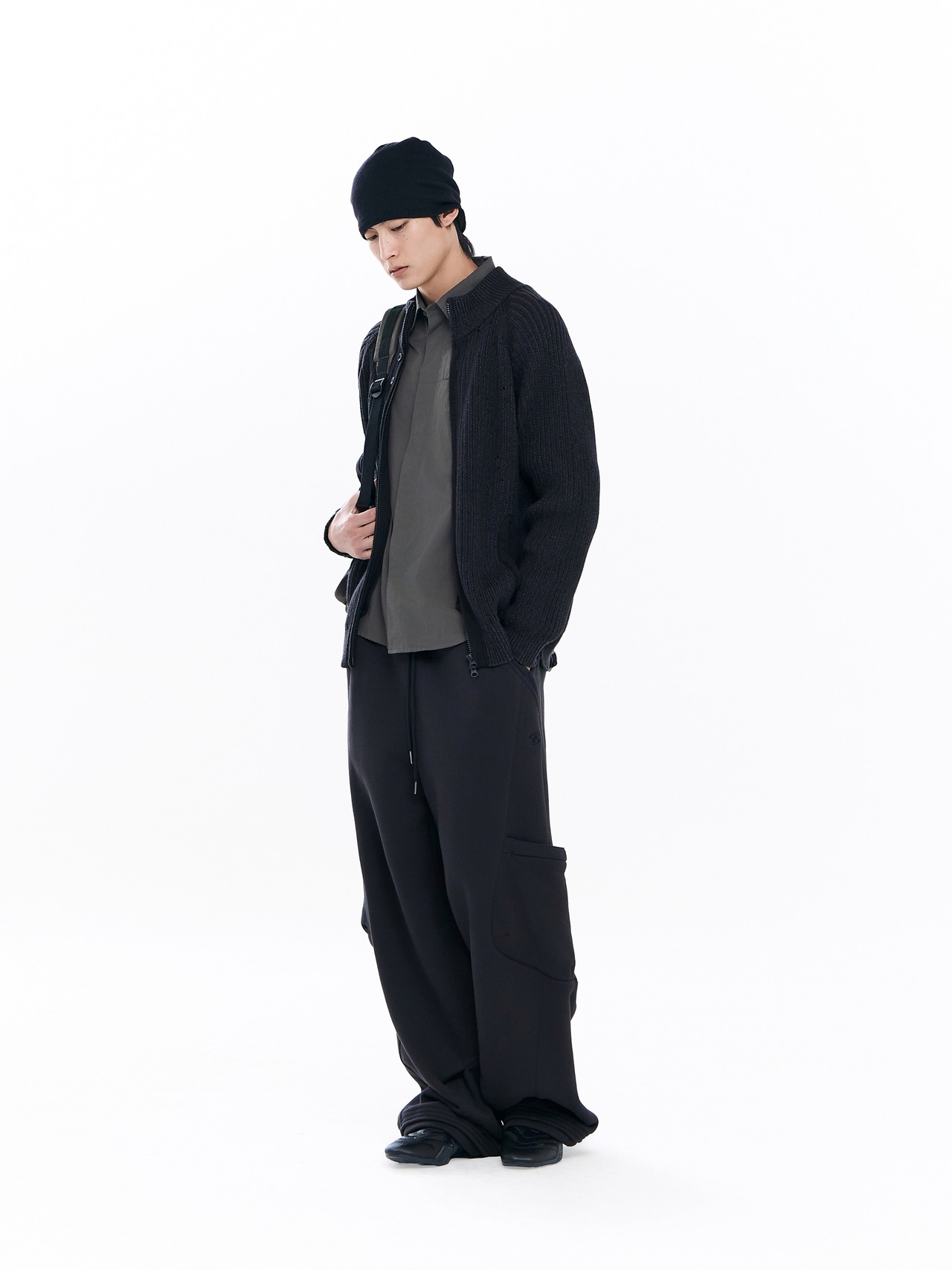 【26AW | MEN】 SAN SAN GEAR サンサンギア / ジップアップニット / BUTTON ZIP-UP KNIT / SG26FWOTZK001 - 5