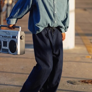 薄手ウエストドローストリングデニム　0706