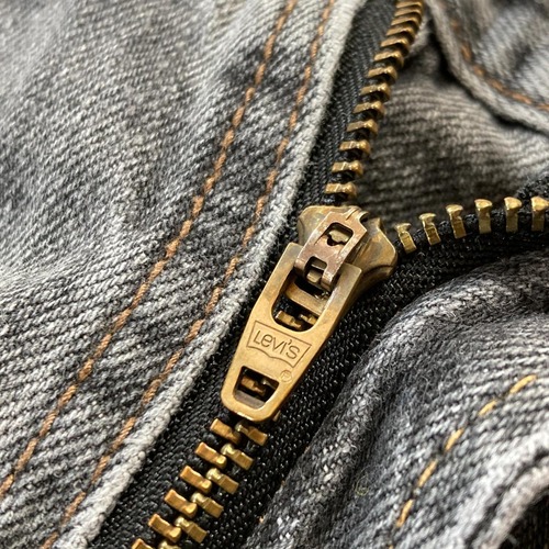 【W38 L32】 usa levi's 先染ブラック リーバイス 559 詳細写真9