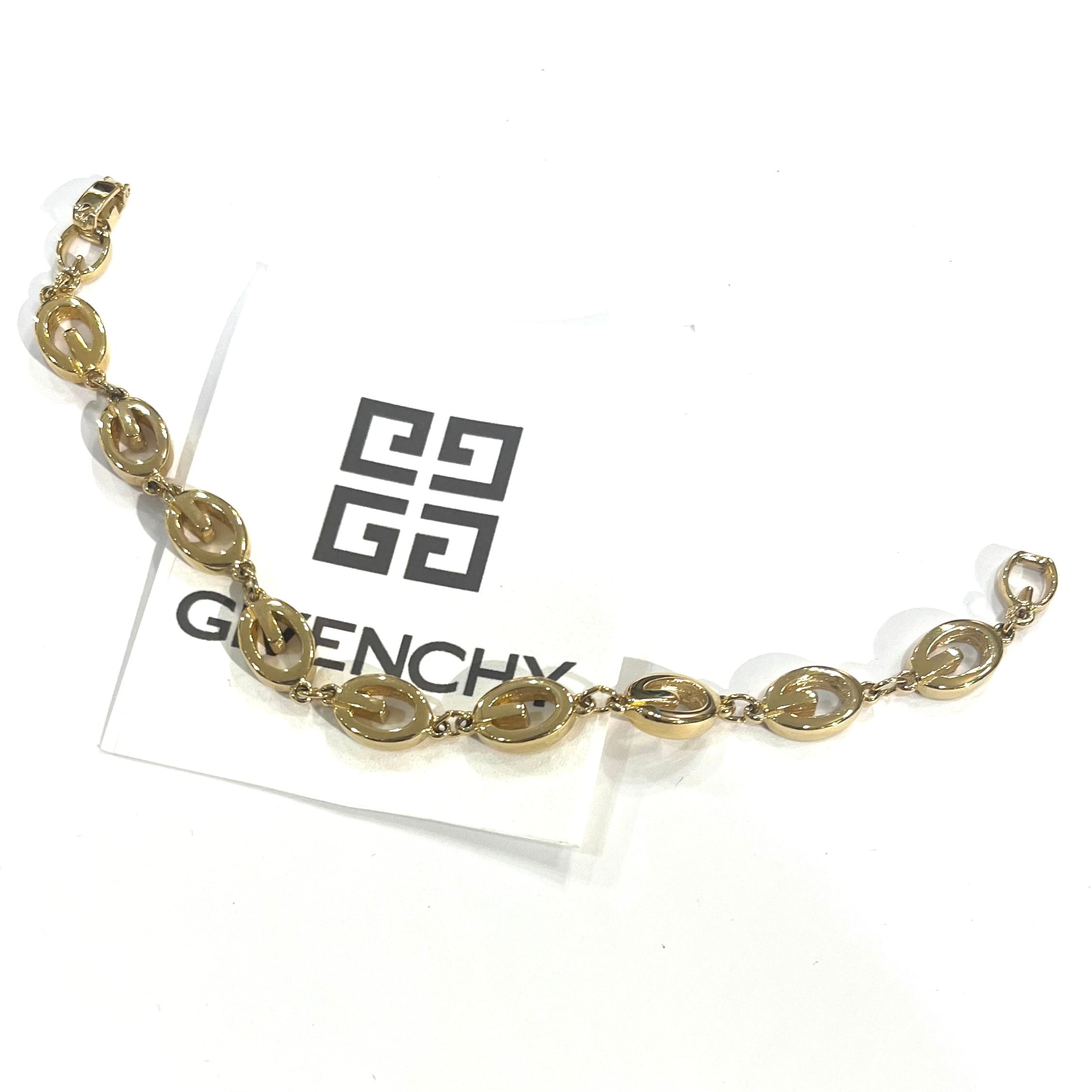 GIVENCHY】2594 ジバンシィ GGチェーンブレスレット ヴィンテージ